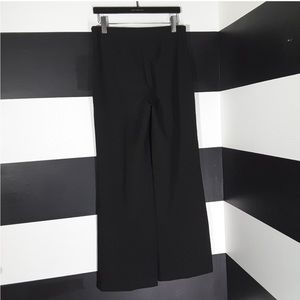 TALBOTS Calssic Black Straight to Wide Leg Pants 8